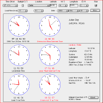 Sidereal and Solar time