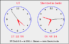 Local sidereal time