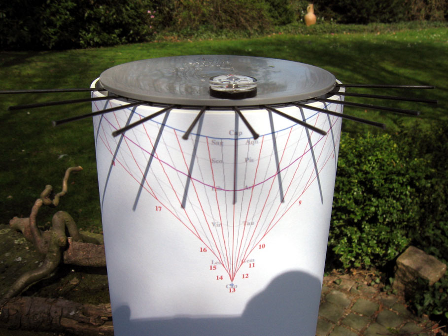 Pingre multi
          gnomon sundial photo