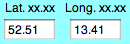 Latitude
                  Longitude